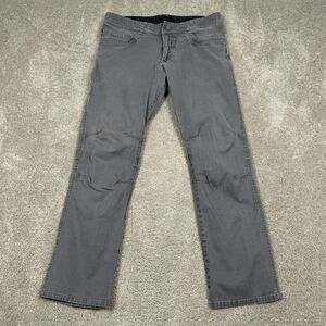 Kuhl Pants Mens 36x32 Gray Kanvus Jean Vintage Patina Dye Straight Leg Canvas